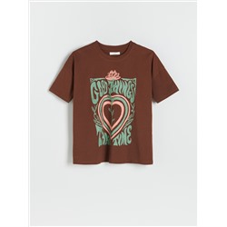 T-Shirt im Regular-Fit mit Druck