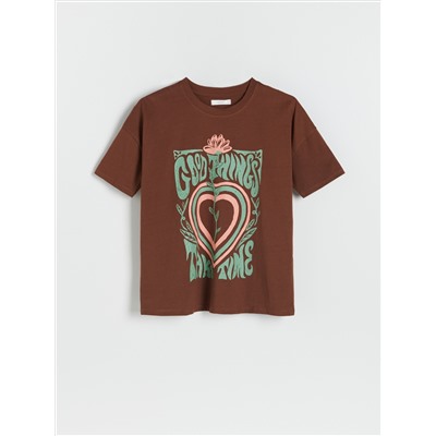 T-Shirt im Regular-Fit mit Druck