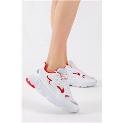 Tonny Black Unisex Beyaz Kırmızı Spor Ayakkabı Tb251 TB251-0