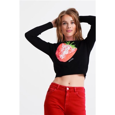 Jersey cropped fresa