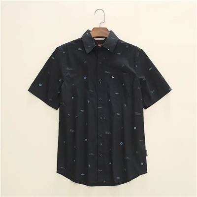 Мужская рубашка с коротким рукавом  Quiksilve*r 👕