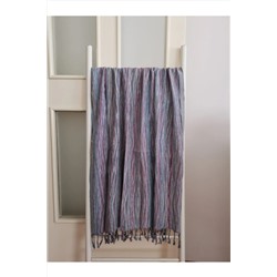 Melis Home, Peştemal Banyo Havlusu Plaj Havlusu Pamuk 95x170 Ebruli Pudra