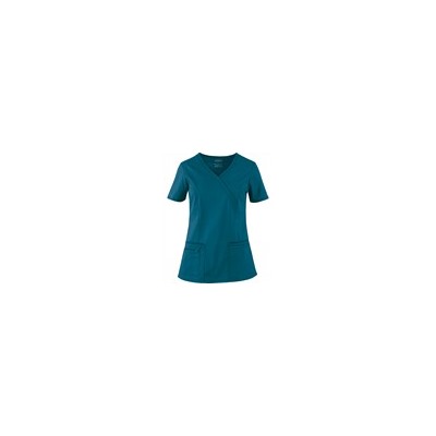 Cherokee Workwear Scrubs Premium Core STRETCH Mock Wrap Top