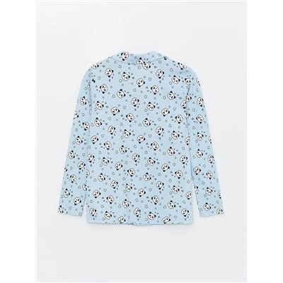 LC Waikiki Gömlek Yaka Baskılı Uzun Kollu Kadın Pijama Takımı, LCW DREAM                                            
                                            Gömlek Yaka Baskılı Uzun Kollu Kadın Pijama Takımı