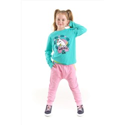 DenokidsReal Unicorn Kız Çocuk T-shirt Pantolon Takım