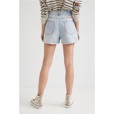 Shorts vaqueros de patch