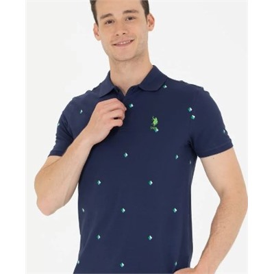 Erkek Lacivert Polo Yaka Tişört