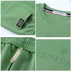 Костюм унисекс шорты +футболка  Pol*o U.S ASS*N  Официальный магазин