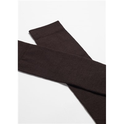 Lange Herrensocken mit Wolle und Baumwolle