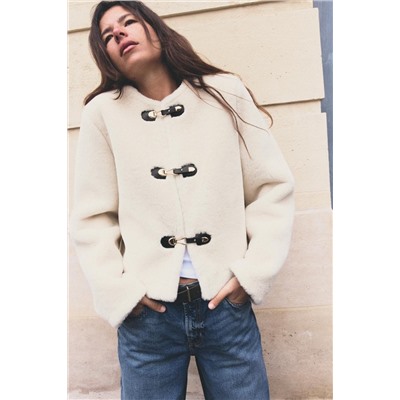 DOUBLE-FACED JACKET WITH TOGGLES