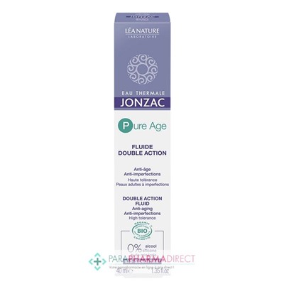 Eau Thermale Jonzac - Pure Age - Fluide Double Action BIO 40ml