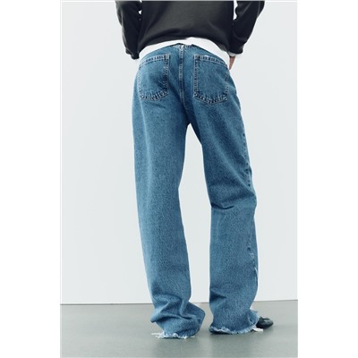 Z1975 MID-WAIST STRAIGHT CUT OUT JEANS