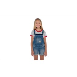 Big Girls 7-16 Denim Shortalls