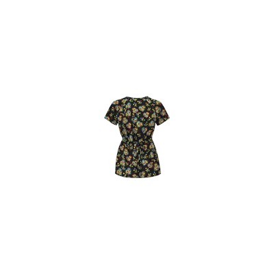 UA Autism Speaks Black Mock Wrap Scrub Top