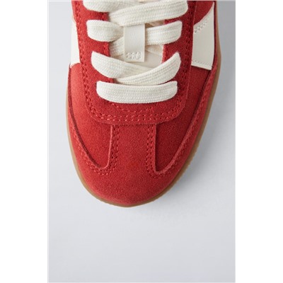 LEATHER TRAINERS
