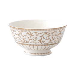 Пиала, 11х6 см, 2 шт, фарфор N, белая, с золотистым орнаментом, Golden, 63267