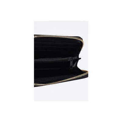 Cartera de piel Moni Negro