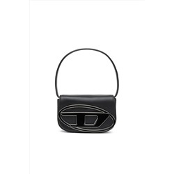 Bolso icónico de hombro de cuero napa