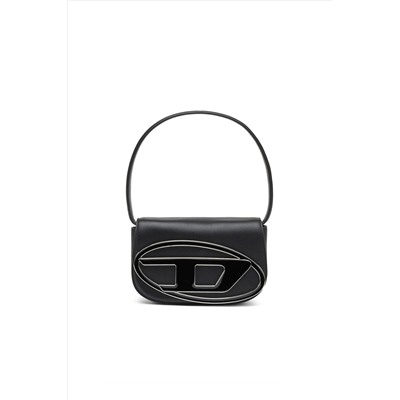 Bolso icónico de hombro de cuero napa