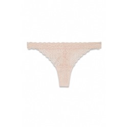 Tanga tira encaje rosa