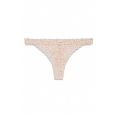 Tanga tira encaje rosa