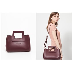 Bolso de piel Jini Maison Héritage - Burdeos