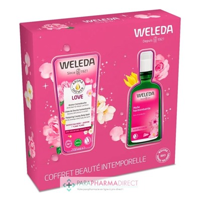 Weleda Coffret Beauté Intemporelle - Crème de Douche Harmonisante BIO 200ml + Huile Harmonisante BIO 100ml