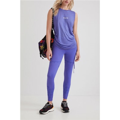 Leggings detalles flocados