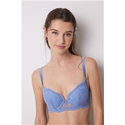 Sujetador push up GORGEOUS encaje azul