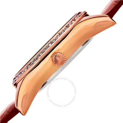 Akribos Xxiv  Lumin Quartz Silver Dial Ladies Watch