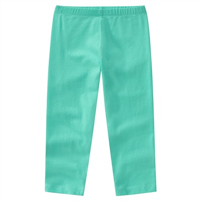 Mädchen Capri-Leggings in Unifarben