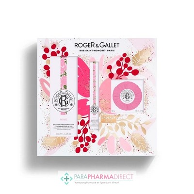 Roger & Gallet Coffret Rose Eaux + Savon Bienfaisant 50g