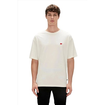 Bad Bear, Day Dream 0 Yaka Erkek Tshirt - Krem