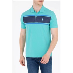 Erkek Mint Polo Yaka Tişört