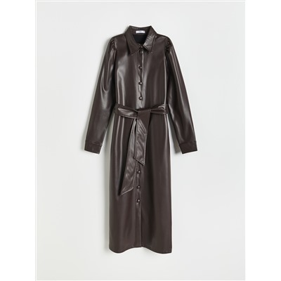 Kleid aus Kunstleder