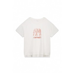 Camiseta 100% algodón "Namaste" blanco