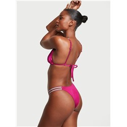 VICTORIA'S SECRET SWIM Double Shine Strap Brazilian Bikini Bottom