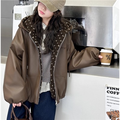 Двусторонняя куртка для девочек