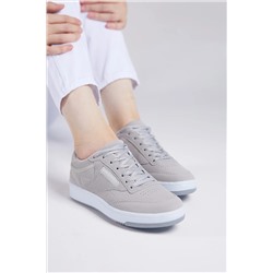 Tonny Black Gri Süet Unisex Sneaker TB107-0
