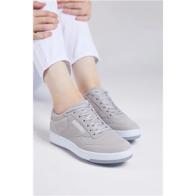 Tonny Black Gri Süet Unisex Sneaker TB107-0