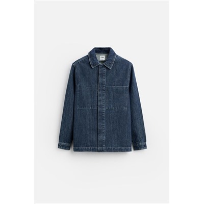 SOBRECAMISA DENIM BOLSILLOS