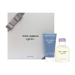 DOLCE & GABBANA LIGHT BLUE edt MAN 75ml + 50ml af/sh balm