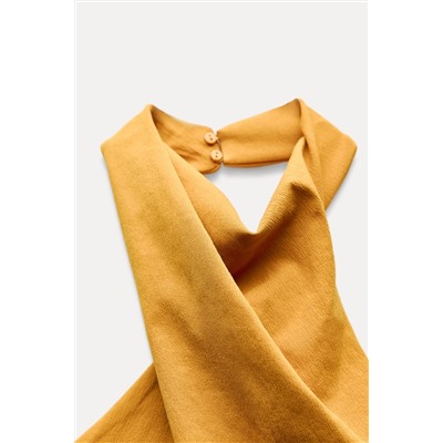 DRAPED STRETCH TOP