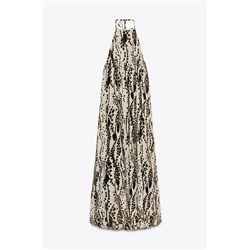 ZW COLLECTION PRINTED HALTER DRESS