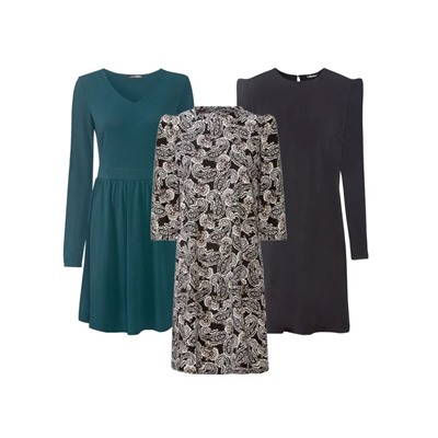 ESMARA® Damen Kleid, tailliert geschnitten