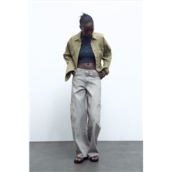JERSEY PUNTO CROP EFECTO LAVADO