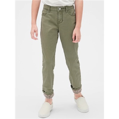 Kids Jersey-Lined Straight Jeans with Fantastiflex
