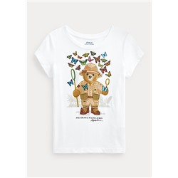 Girls 2-6x Polo Bear Cotton Jersey Tee