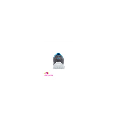 Skechers GOWalk2 Spark Charcoal/Turquoise Athletic Shoe