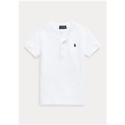 Boys 2-7 Featherweight Cotton Mesh Henley Shirt